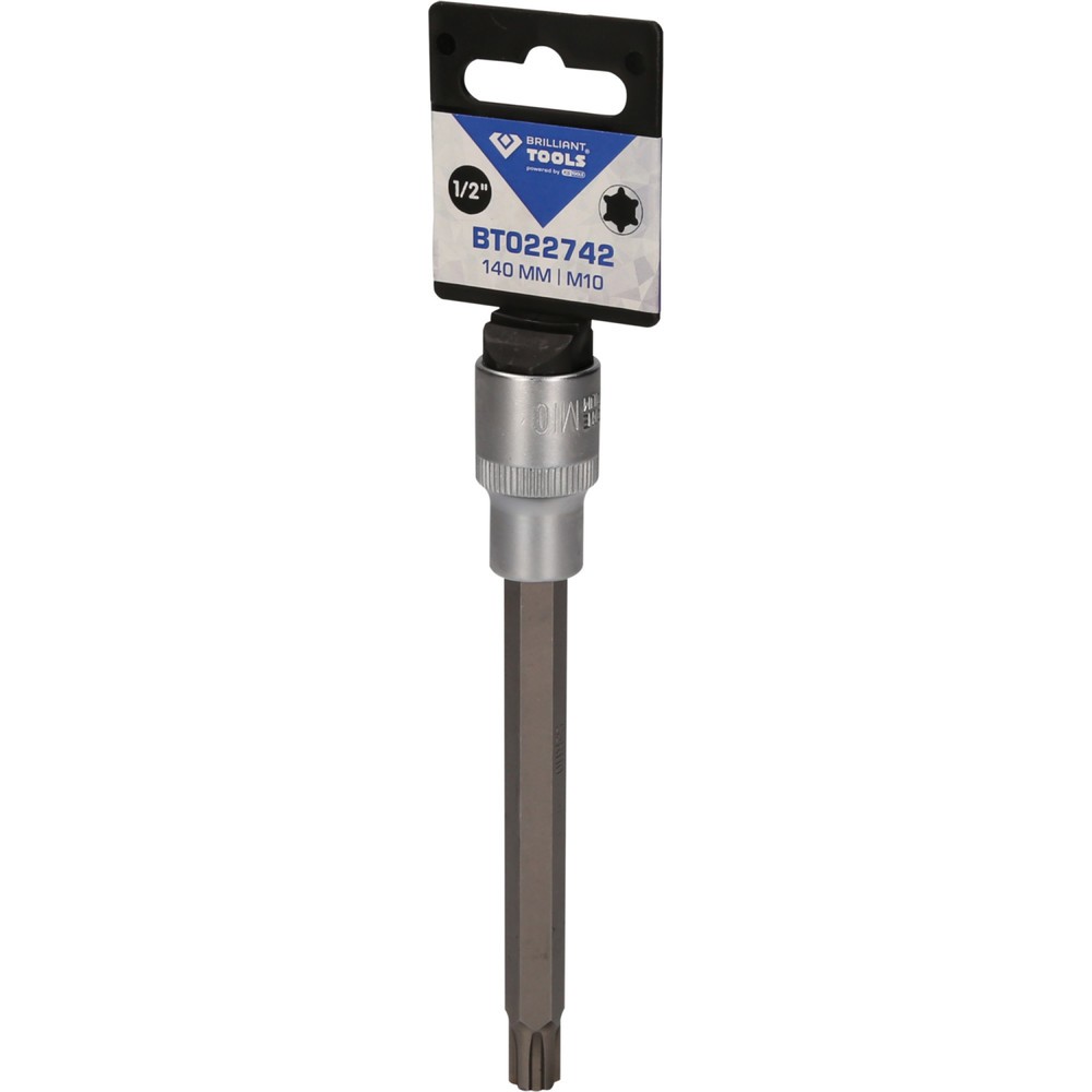 Produktabbildung Nr. 5: BRILLIANT TOOLS 1/2" RIBE-Bit-Stecknuss, 140 mm lang, M10