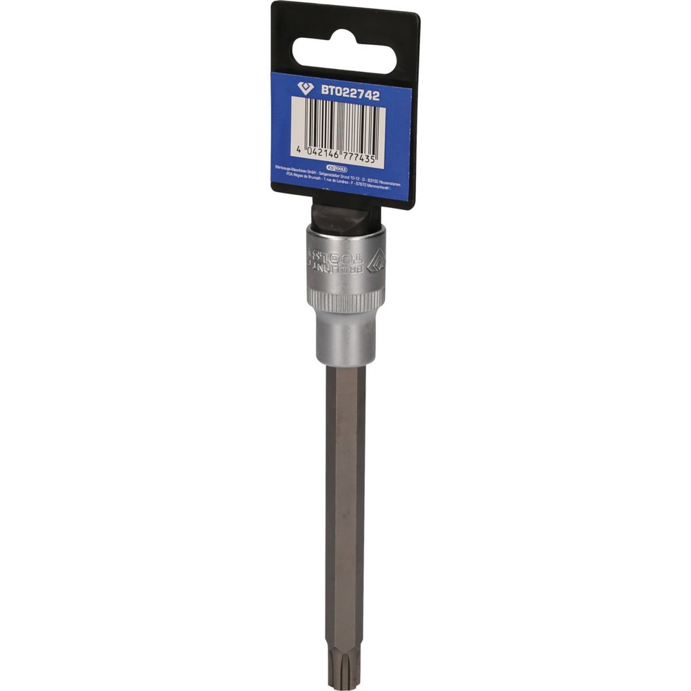Produktabbildung Nr. 7: BRILLIANT TOOLS 1/2" RIBE-Bit-Stecknuss, 140 mm lang, M10