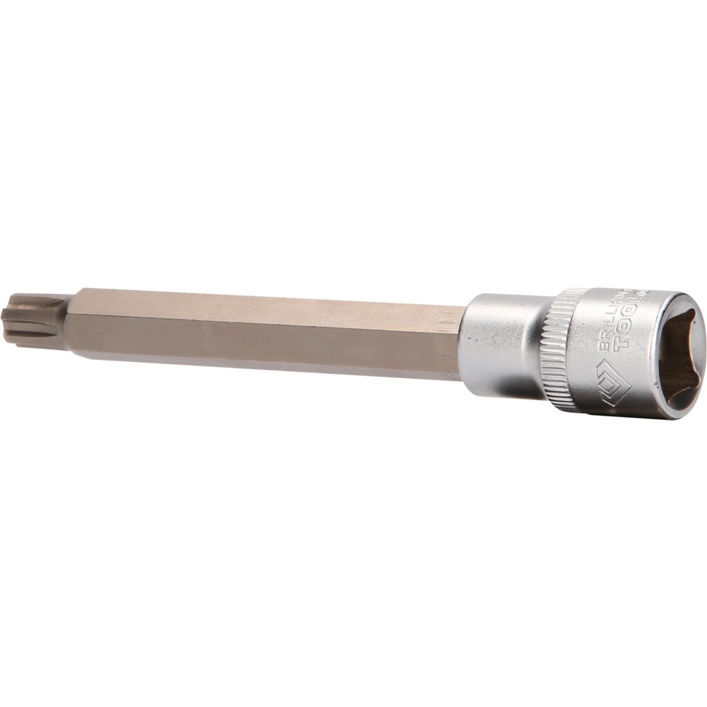 Produktabbildung Nr. 3: BRILLIANT TOOLS 1/2" RIBE-Bit-Stecknuss, 140 mm lang, M10,3