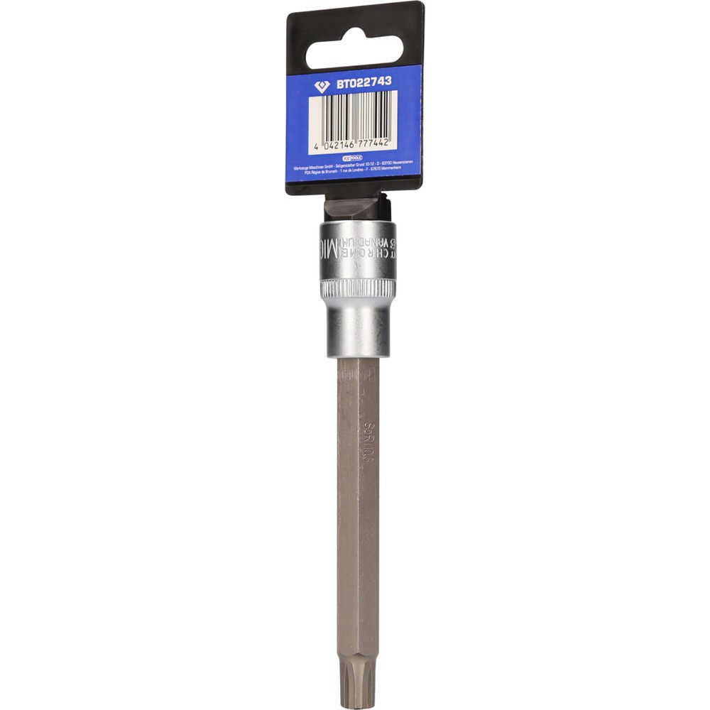 Produktabbildung Nr. 7: BRILLIANT TOOLS 1/2" RIBE-Bit-Stecknuss, 140 mm lang, M10,3