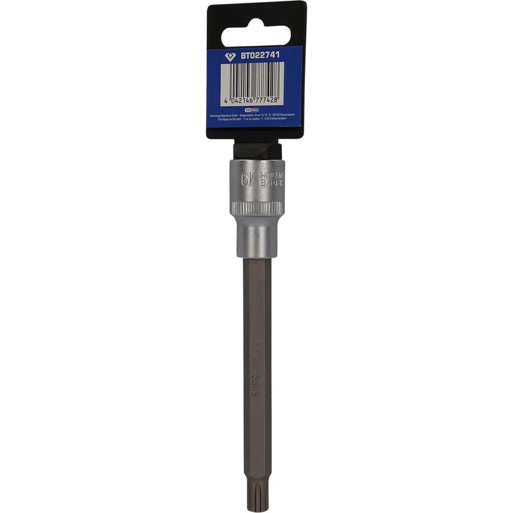 Produktabbildung Nr. 7: BRILLIANT TOOLS 1/2" RIBE-Bit-Stecknuss, 140 mm lang, M9
