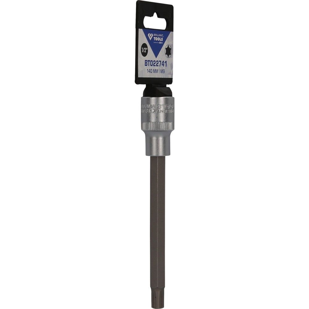 Produktabbildung Nr. 8: BRILLIANT TOOLS 1/2" RIBE-Bit-Stecknuss, 140 mm lang, M9