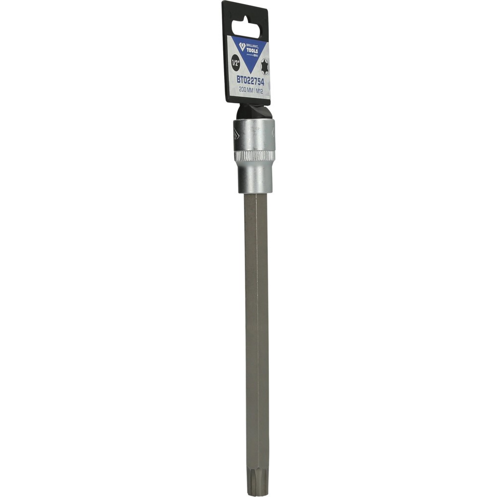 Produktabbildung Nr. 8: BRILLIANT TOOLS 1/2" RIBE-Bit-Stecknuss, 200 mm lang, M12