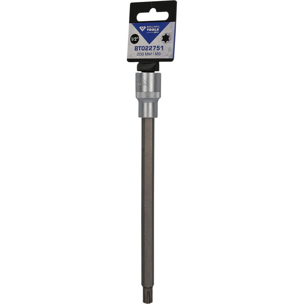 Produktabbildung Nr. 5: BRILLIANT TOOLS 1/2" RIBE-Bit-Stecknuss, 200 mm lang, M9