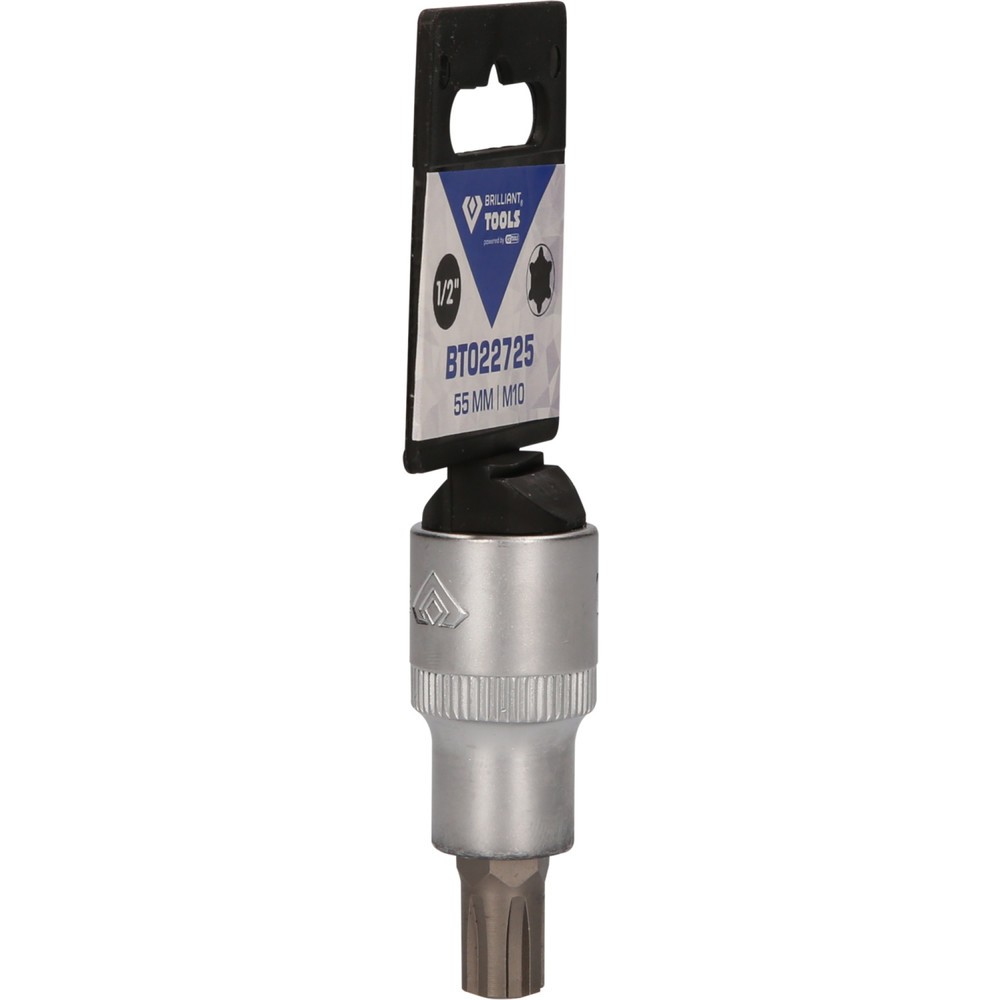 Produktabbildung Nr. 8: BRILLIANT TOOLS 1/2" RIBE-Bit-Stecknuss, 55 mm lang, M10