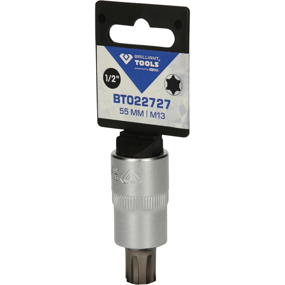 Produktabbildung Nr. 5: BRILLIANT TOOLS 1/2" RIBE-Bit-Stecknuss, 55 mm lang, M13