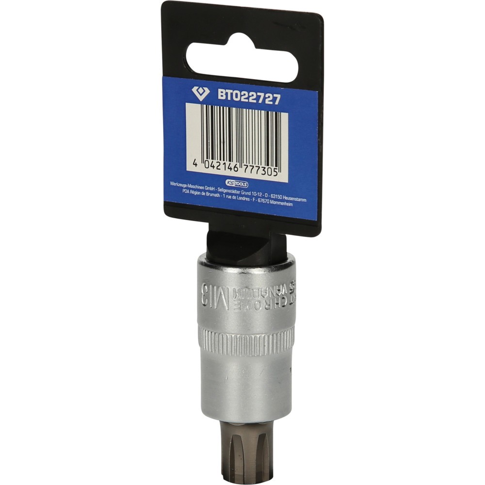 Produktabbildung Nr. 7: BRILLIANT TOOLS 1/2" RIBE-Bit-Stecknuss, 55 mm lang, M13