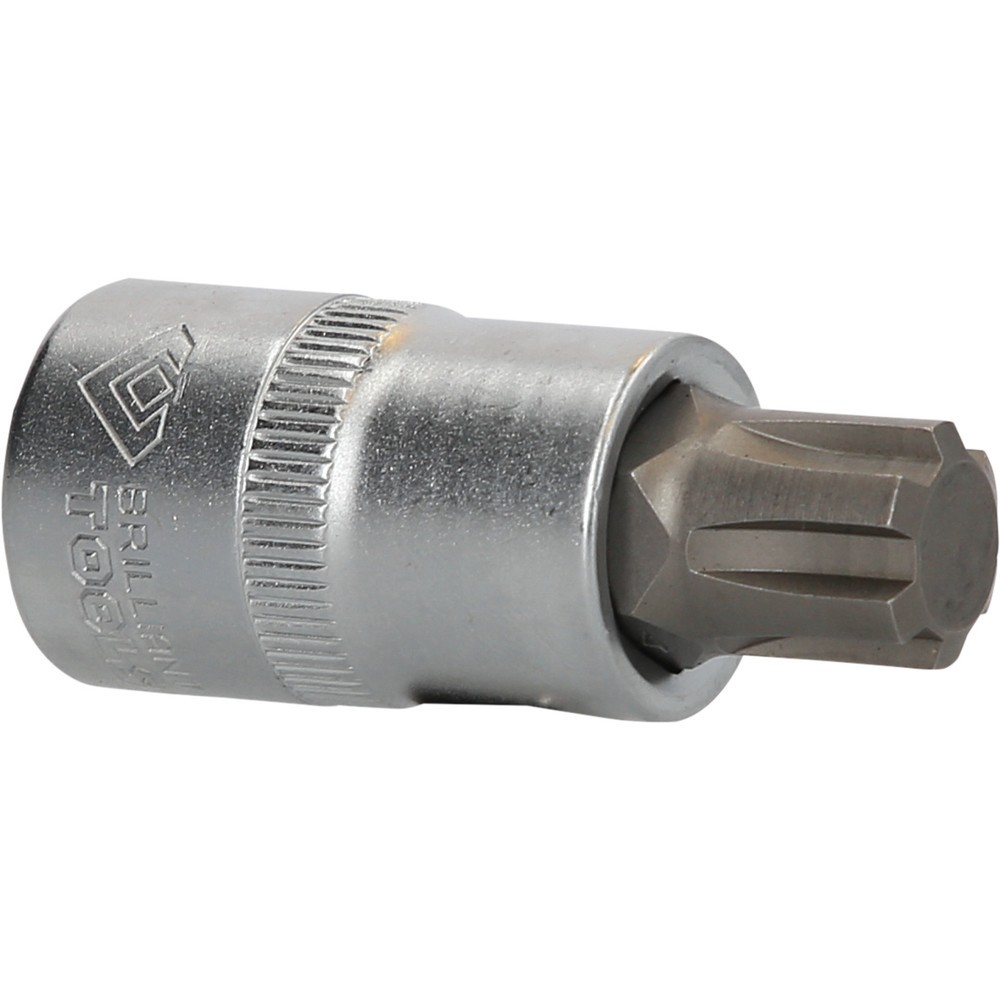Produktabbildung: BRILLIANT TOOLS 1/2" RIBE-Bit-Stecknuss, 55 mm lang, M14