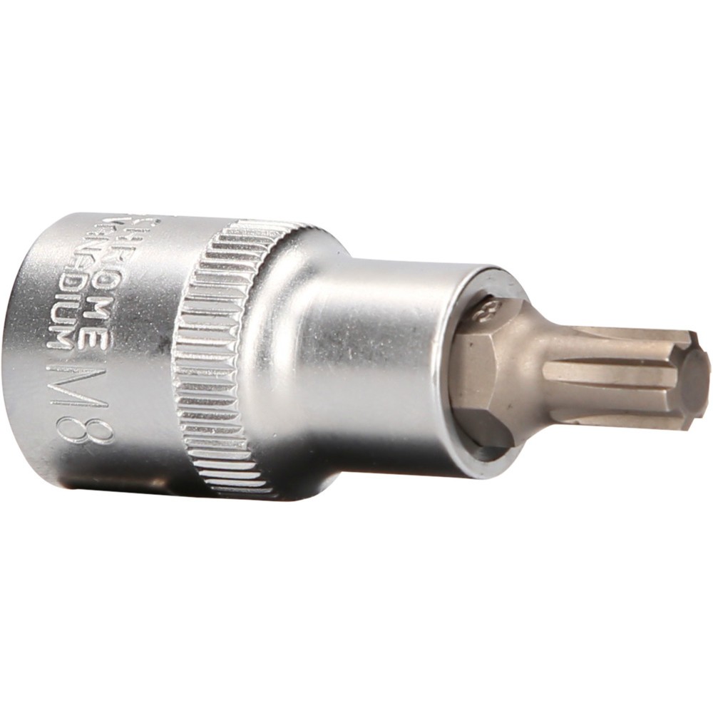 Produktabbildung: BRILLIANT TOOLS 1/2" RIBE-Bit-Stecknuss, 55 mm lang, M8
