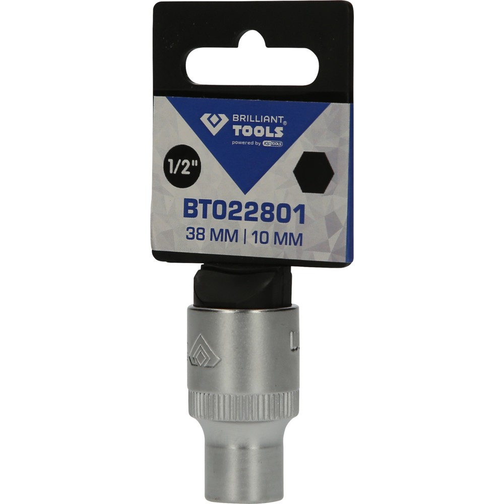 Produktabbildung Nr. 5: BRILLIANT TOOLS 1/2" Sechskant-Stecknuss, 10 mm