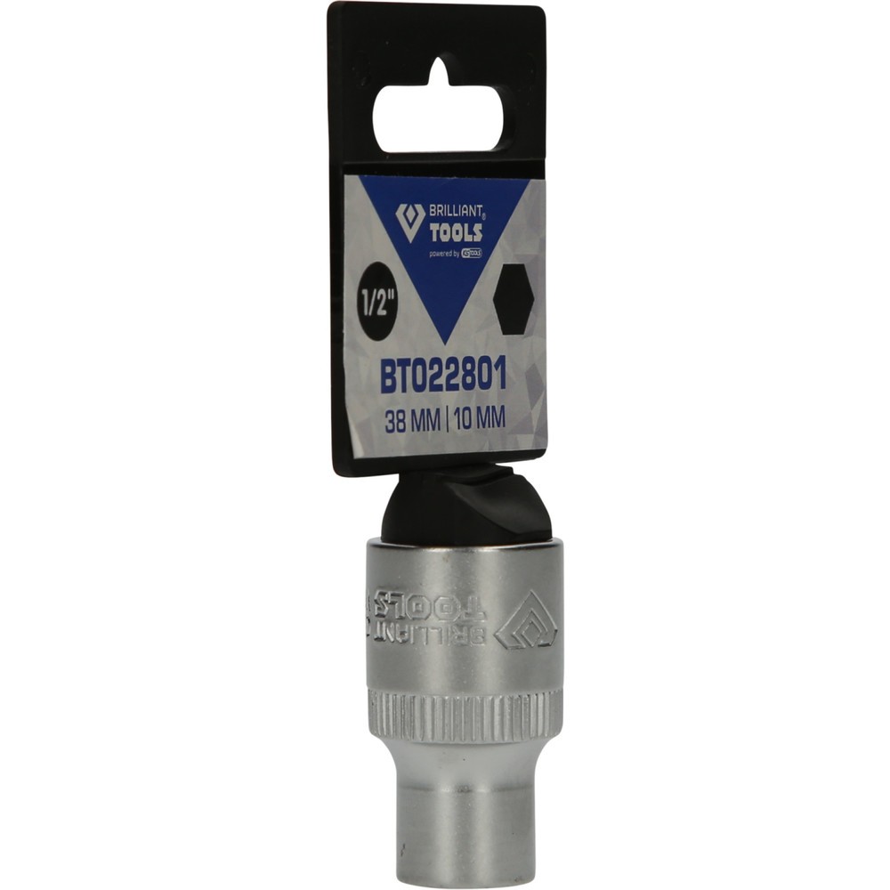 Produktabbildung Nr. 8: BRILLIANT TOOLS 1/2" Sechskant-Stecknuss, 10 mm