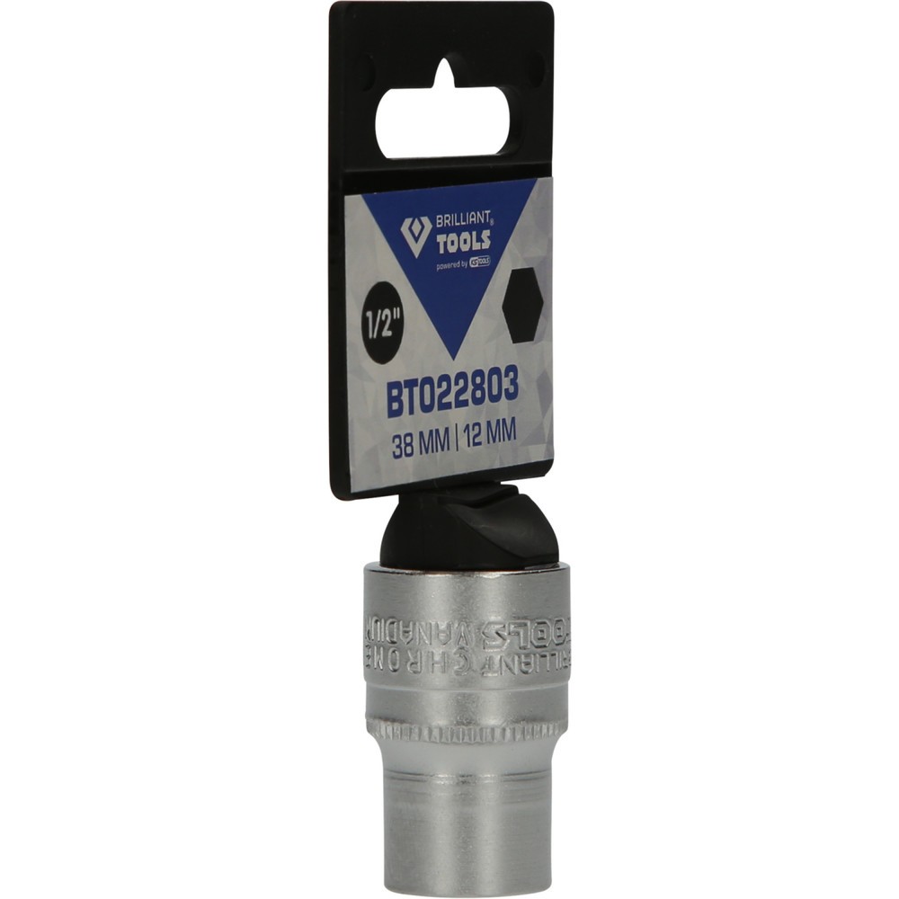 Produktabbildung Nr. 8: BRILLIANT TOOLS 1/2" Sechskant-Stecknuss, 12 mm