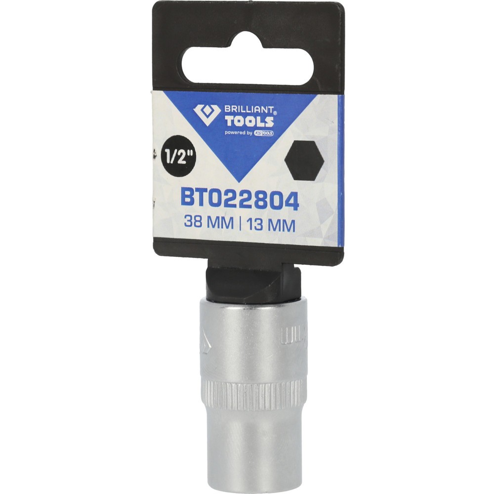 Produktabbildung Nr. 6: BRILLIANT TOOLS 1/2" Sechskant-Stecknuss, 13 mm