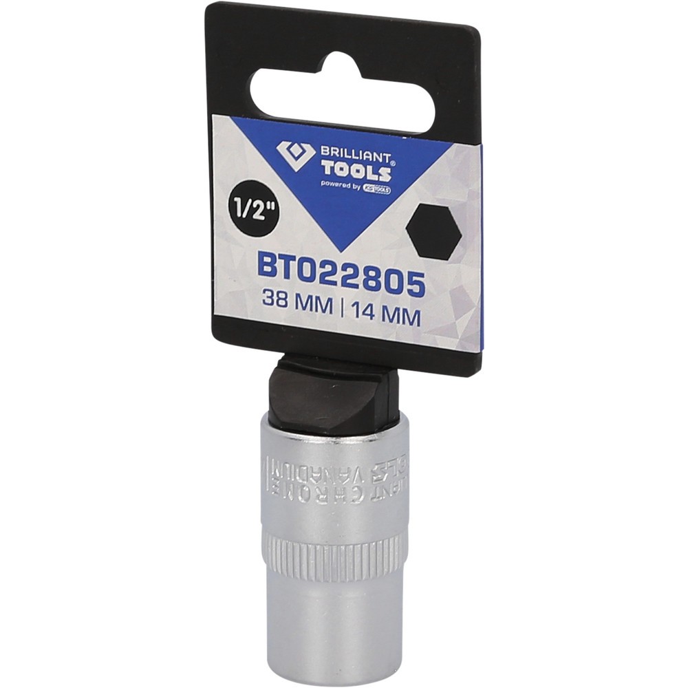 Produktabbildung Nr. 6: BRILLIANT TOOLS 1/2" Sechskant-Stecknuss, 14 mm