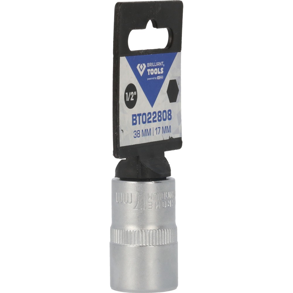 Produktabbildung Nr. 8: BRILLIANT TOOLS 1/2" Sechskant-Stecknuss, 17 mm