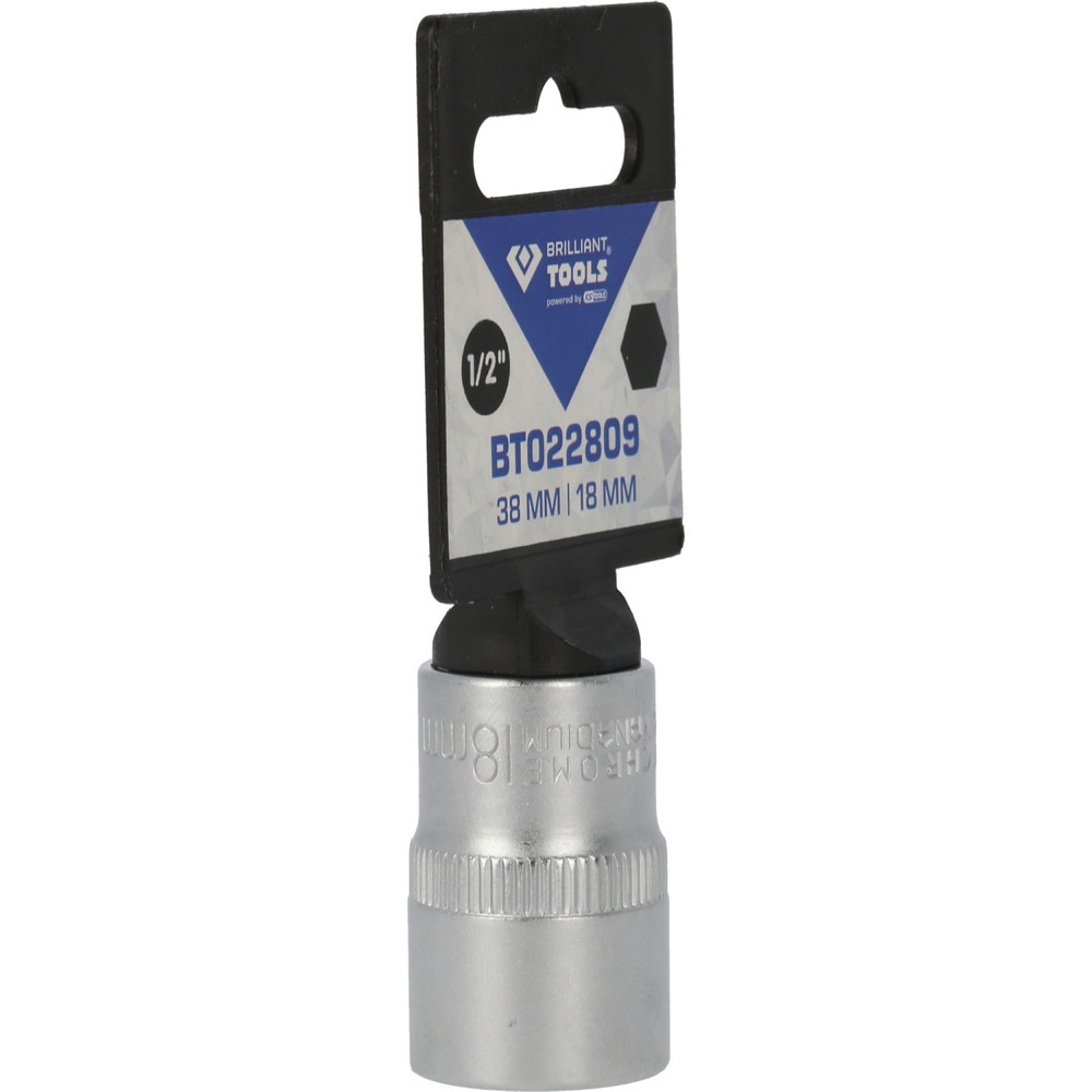 Produktabbildung Nr. 9: BRILLIANT TOOLS 1/2" Sechskant-Stecknuss, 18 mm