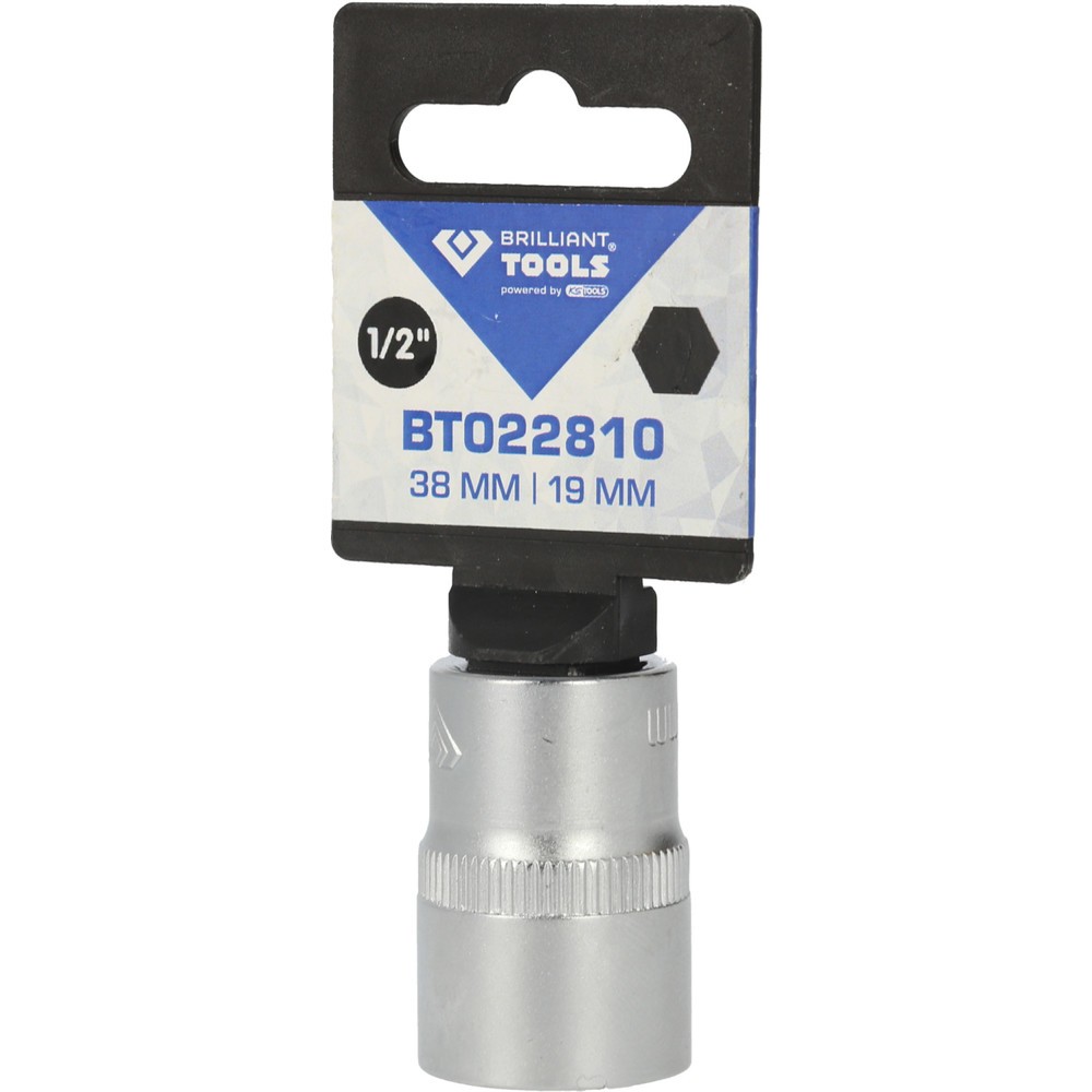 Produktabbildung Nr. 5: BRILLIANT TOOLS 1/2" Sechskant-Stecknuss, 19 mm