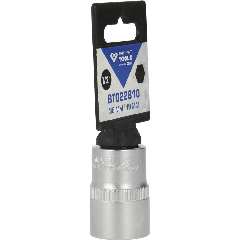 Produktabbildung Nr. 8: BRILLIANT TOOLS 1/2" Sechskant-Stecknuss, 19 mm