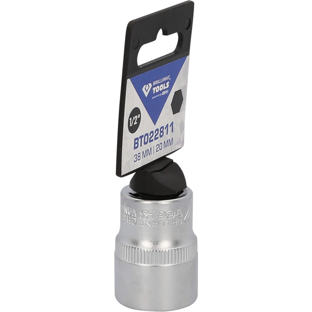 Produktabbildung Nr. 8: BRILLIANT TOOLS 1/2" Sechskant-Stecknuss, 20 mm