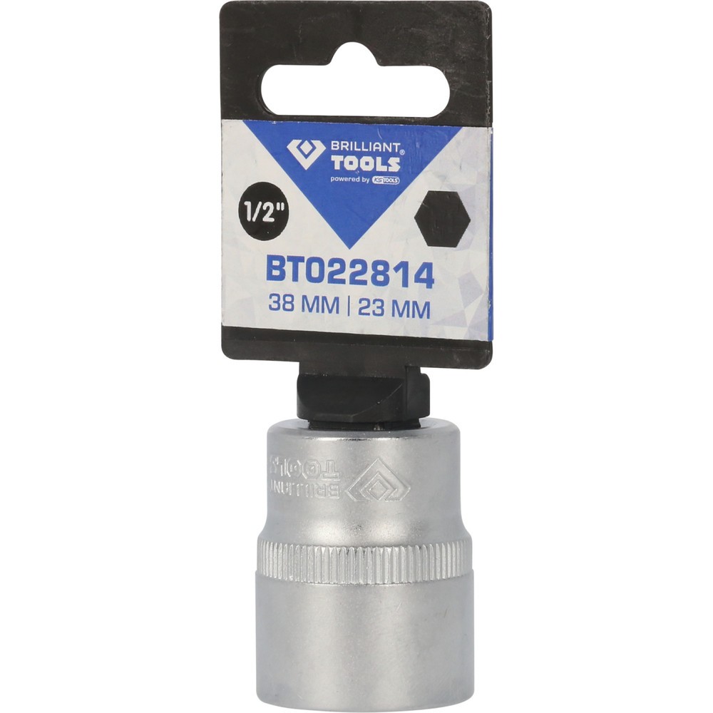 Produktabbildung Nr. 5: BRILLIANT TOOLS 1/2" Sechskant-Stecknuss, 23 mm