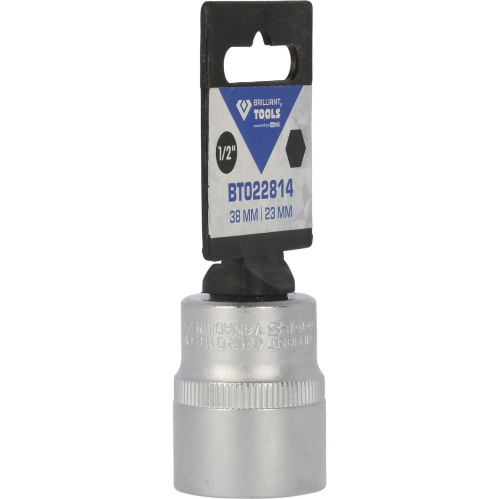 Produktabbildung Nr. 8: BRILLIANT TOOLS 1/2" Sechskant-Stecknuss, 23 mm