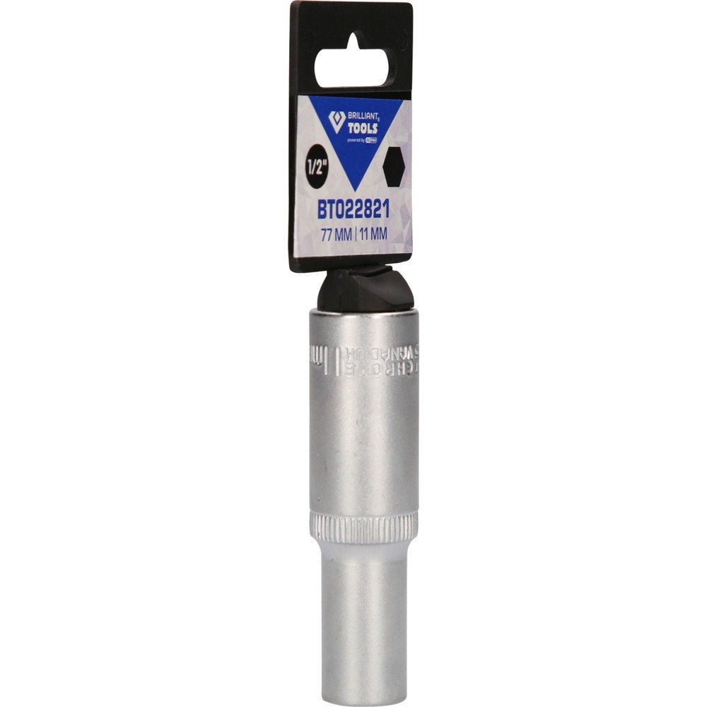 Produktabbildung Nr. 8: BRILLIANT TOOLS 1/2" Sechskant-Stecknuss, lange Ausführung, 11 mm