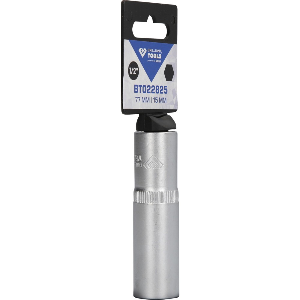 Produktabbildung Nr. 9: BRILLIANT TOOLS 1/2" Sechskant-Stecknuss, lange Ausführung, 15 mm