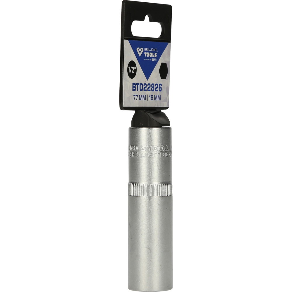 Produktabbildung Nr. 9: BRILLIANT TOOLS 1/2" Sechskant-Stecknuss, lange Ausführung, 16 mm