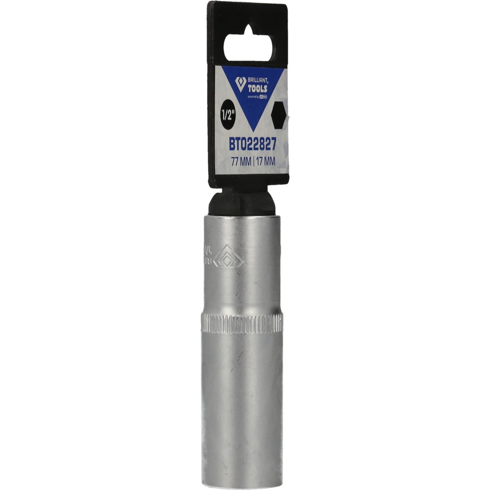 Produktabbildung Nr. 9: BRILLIANT TOOLS 1/2" Sechskant-Stecknuss, lange Ausführung, 17 mm