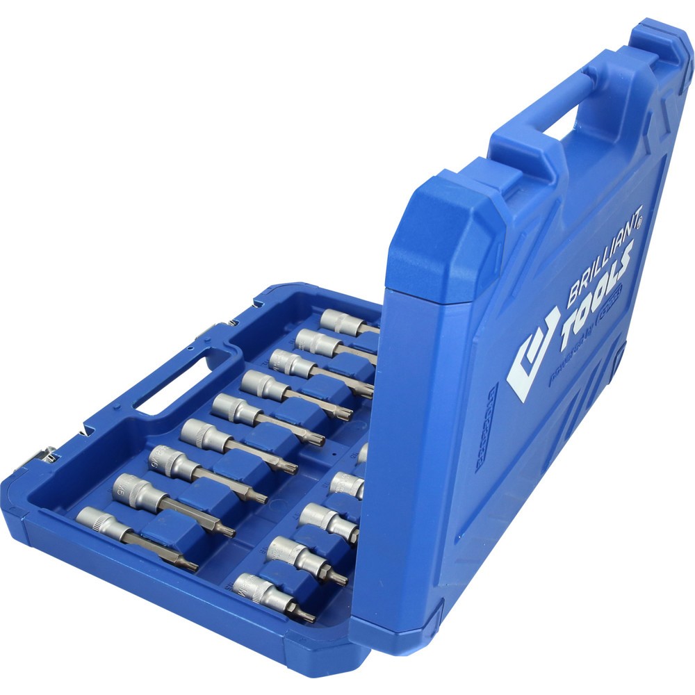 Produktabbildung Nr. 3: BRILLIANT TOOLS 1/2" Steckschlüssel-Satz, 32-tlg, RIBE Profil