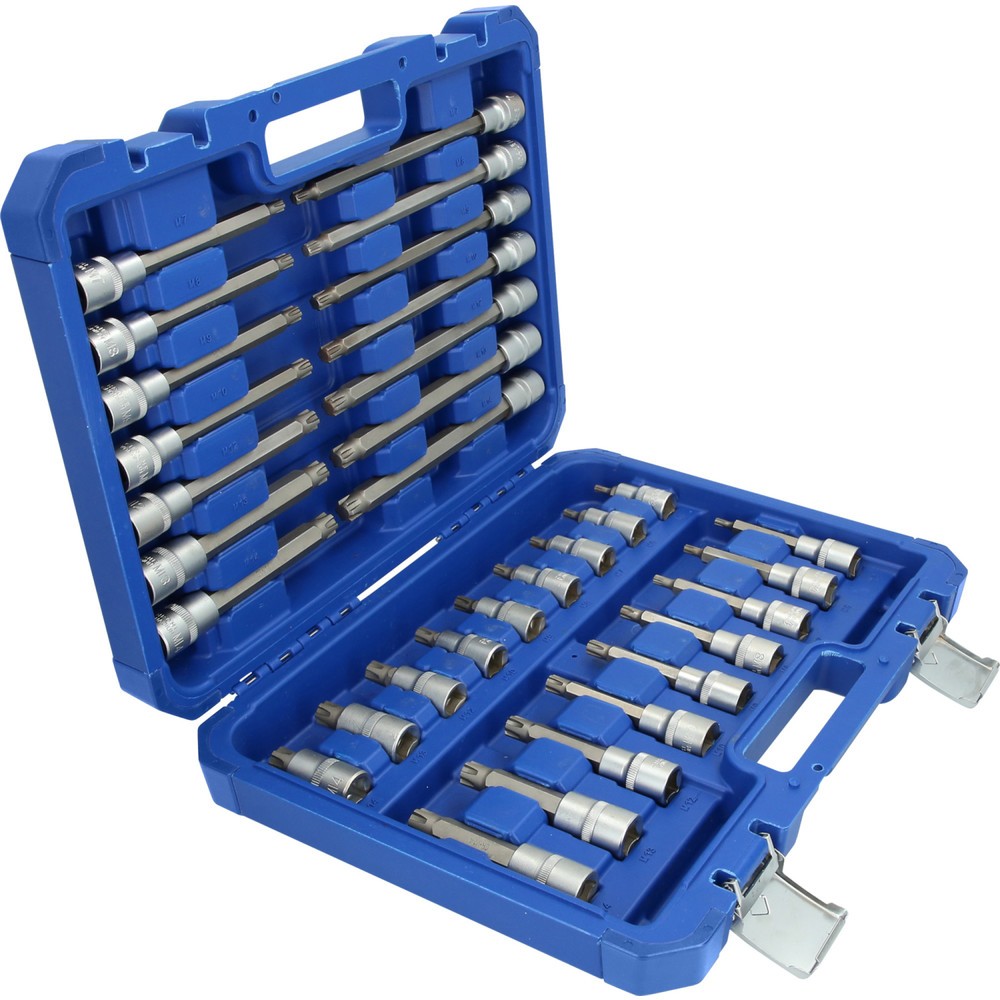 Produktabbildung Nr. 5: BRILLIANT TOOLS 1/2" Steckschlüssel-Satz, 32-tlg, RIBE Profil
