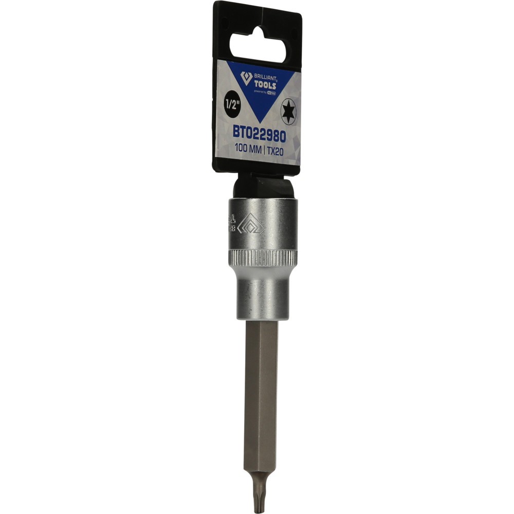 Produktabbildung Nr. 9: BRILLIANT TOOLS 1/2" Torx-Bit-Stecknuss, 100 mm lang, T20