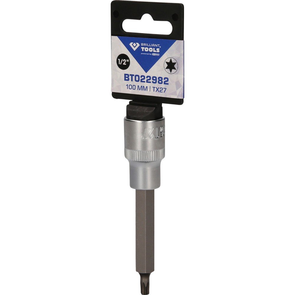 Produktabbildung Nr. 5: BRILLIANT TOOLS 1/2" Torx-Bit-Stecknuss, 100 mm lang, T27