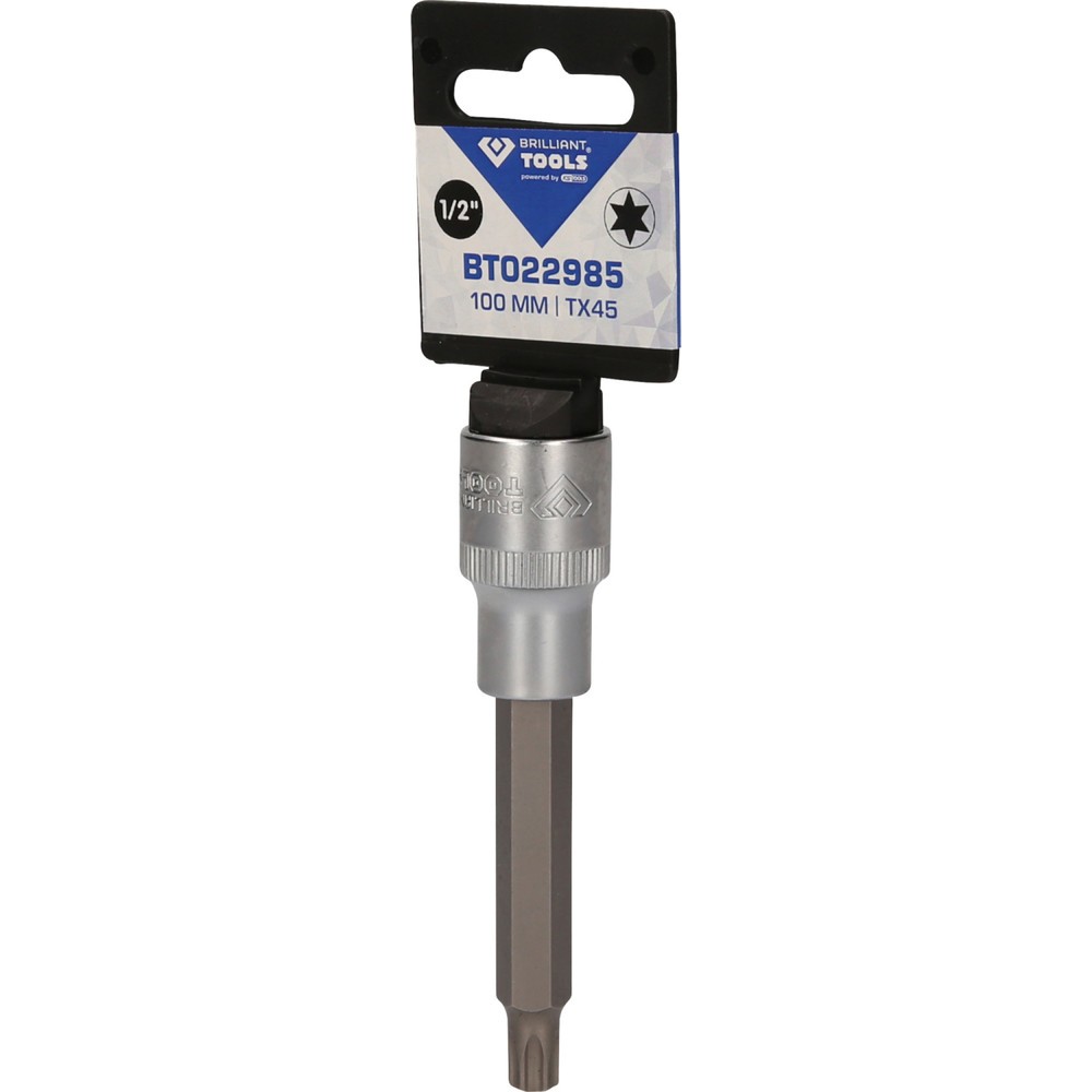 Produktabbildung Nr. 5: BRILLIANT TOOLS 1/2" Torx-Bit-Stecknuss, 100 mm lang, T45
