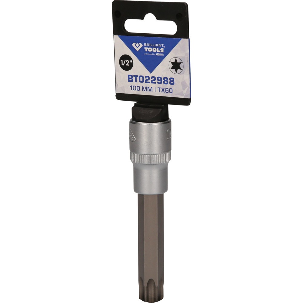 Produktabbildung Nr. 5: BRILLIANT TOOLS 1/2" Torx-Bit-Stecknuss, 100 mm lang, T60