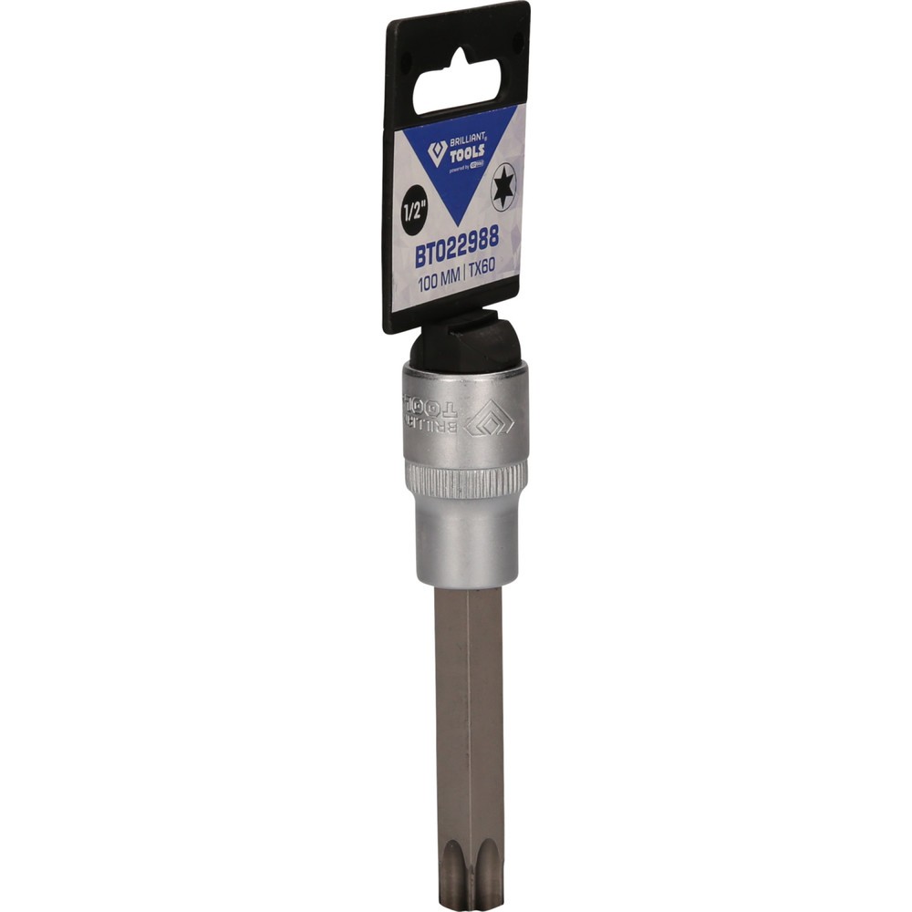 Produktabbildung Nr. 8: BRILLIANT TOOLS 1/2" Torx-Bit-Stecknuss, 100 mm lang, T60