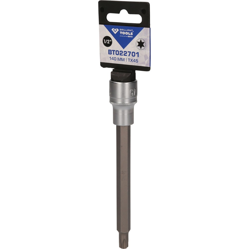 Produktabbildung Nr. 5: BRILLIANT TOOLS 1/2" Torx-Bit-Stecknuss, 140 mm lang, T45