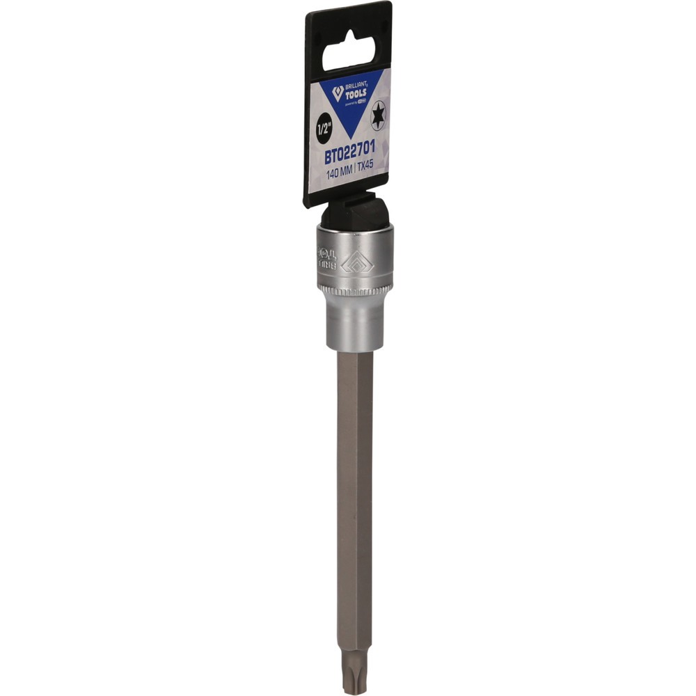 Produktabbildung Nr. 8: BRILLIANT TOOLS 1/2" Torx-Bit-Stecknuss, 140 mm lang, T45
