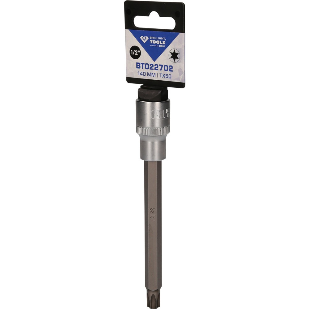 Produktabbildung Nr. 5: BRILLIANT TOOLS 1/2" Torx-Bit-Stecknuss, 140 mm lang, T50