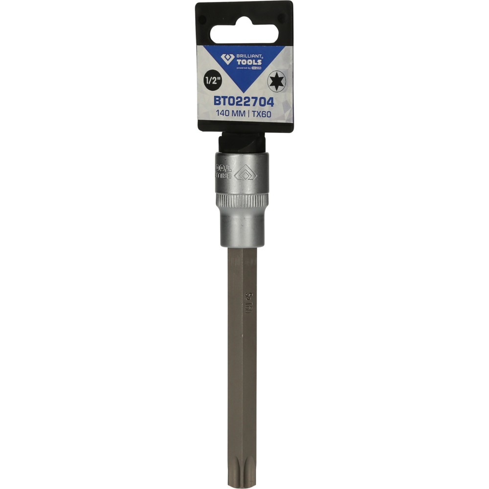 Produktabbildung Nr. 5: BRILLIANT TOOLS 1/2" Torx-Bit-Stecknuss, 140 mm lang, T60