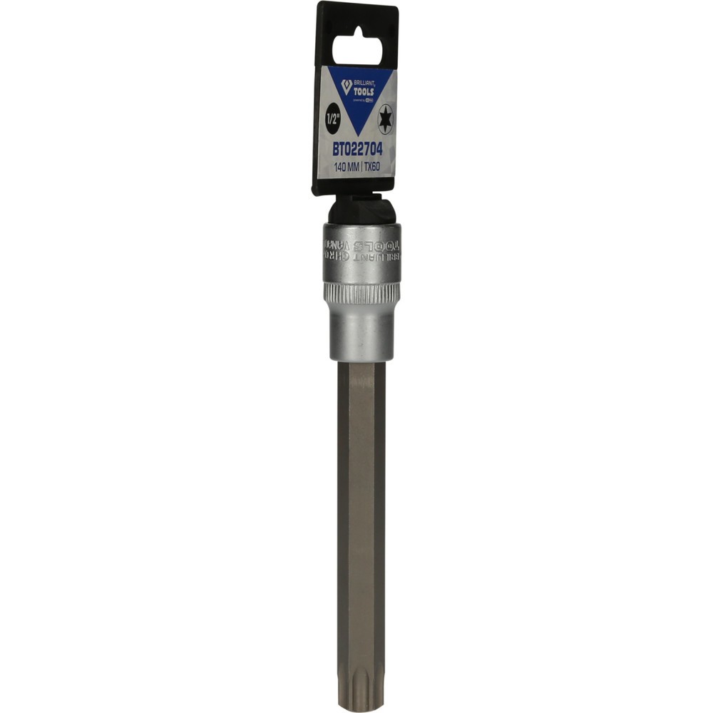 Produktabbildung Nr. 8: BRILLIANT TOOLS 1/2" Torx-Bit-Stecknuss, 140 mm lang, T60