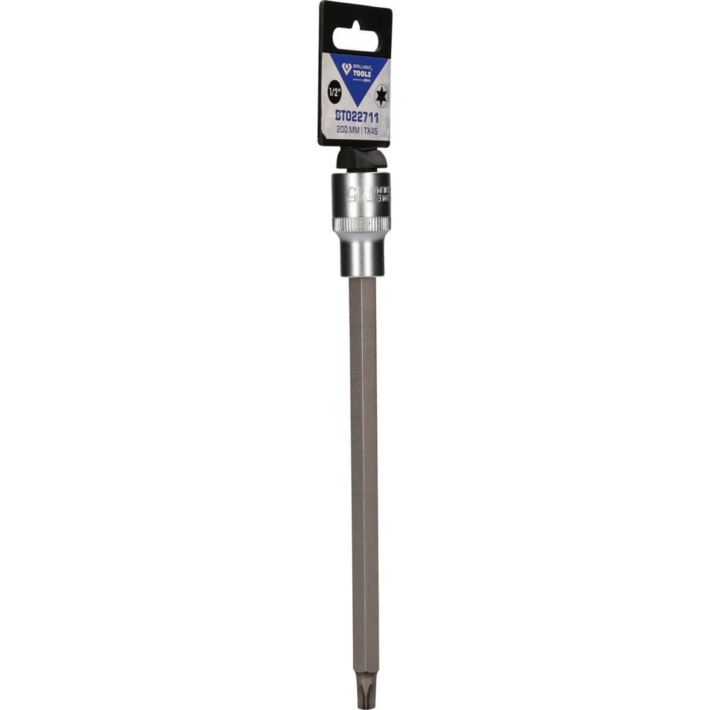 Produktabbildung Nr. 8: BRILLIANT TOOLS 1/2" Torx-Bit-Stecknuss, 200 mm lang, T45