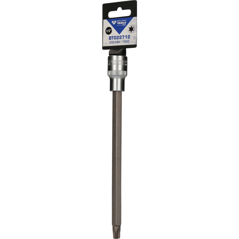 Produktabbildung Nr. 5: BRILLIANT TOOLS 1/2" Torx-Bit-Stecknuss, 200 mm lang, T50