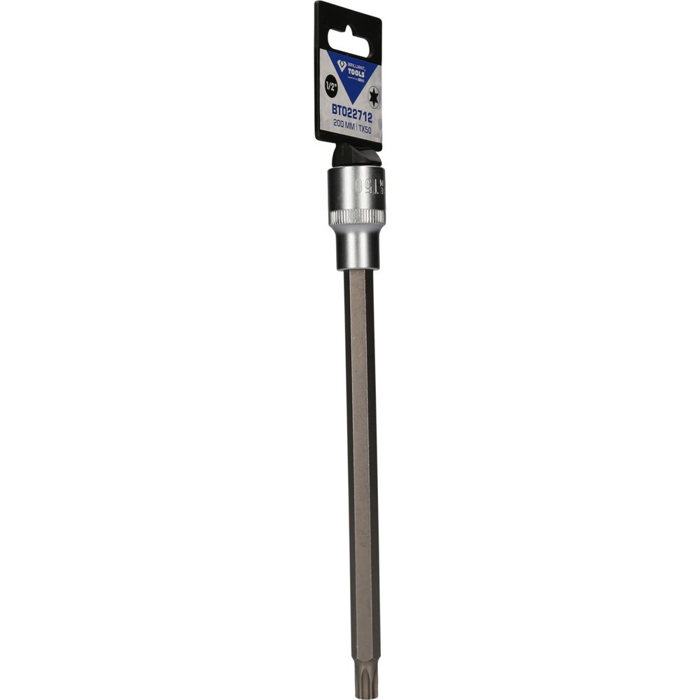 Produktabbildung Nr. 8: BRILLIANT TOOLS 1/2" Torx-Bit-Stecknuss, 200 mm lang, T50