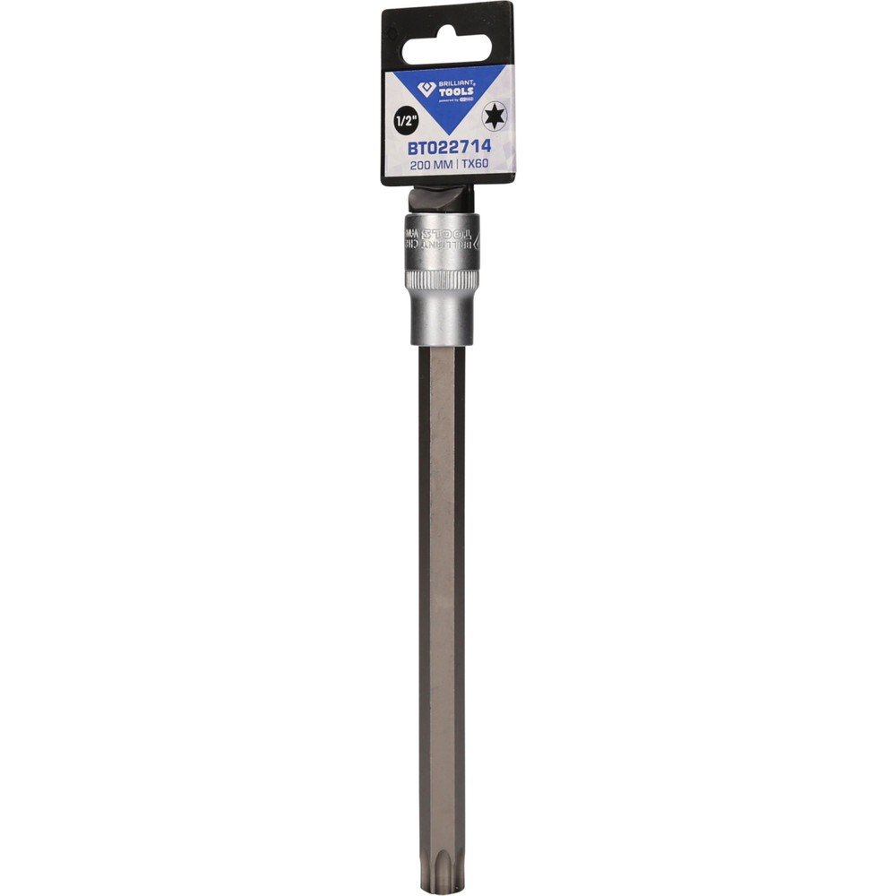 Produktabbildung Nr. 4: BRILLIANT TOOLS 1/2" Torx-Bit-Stecknuss, 200 mm lang, T60