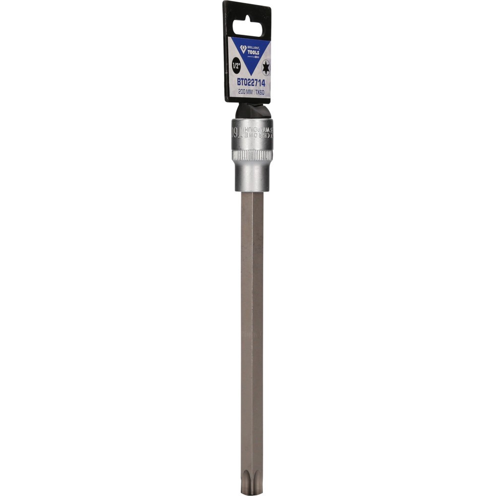 Produktabbildung Nr. 7: BRILLIANT TOOLS 1/2" Torx-Bit-Stecknuss, 200 mm lang, T60