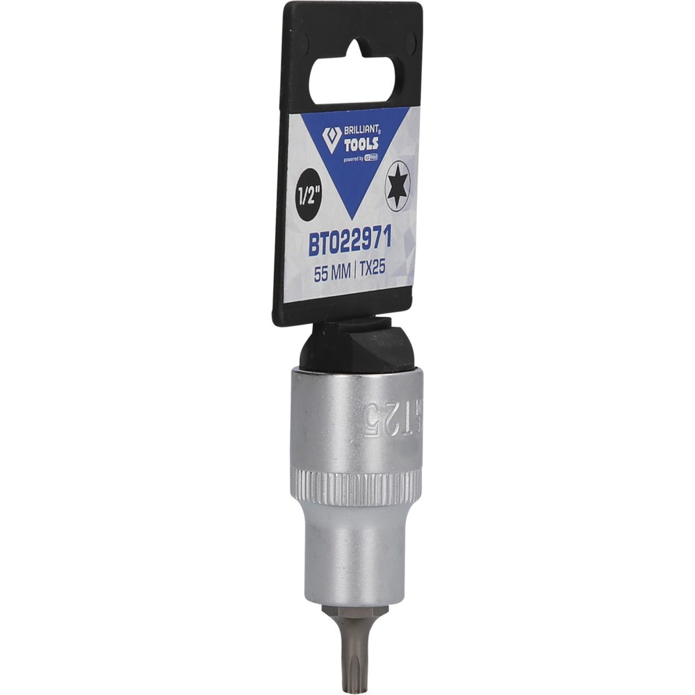 Produktabbildung Nr. 8: BRILLIANT TOOLS 1/2" Torx-Bit-Stecknuss, 55 mm lang, T25