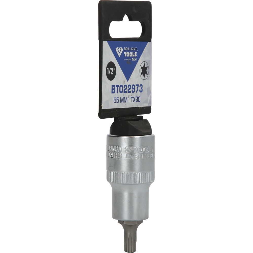 Produktabbildung Nr. 8: BRILLIANT TOOLS 1/2" Torx-Bit-Stecknuss, 55 mm lang, T30