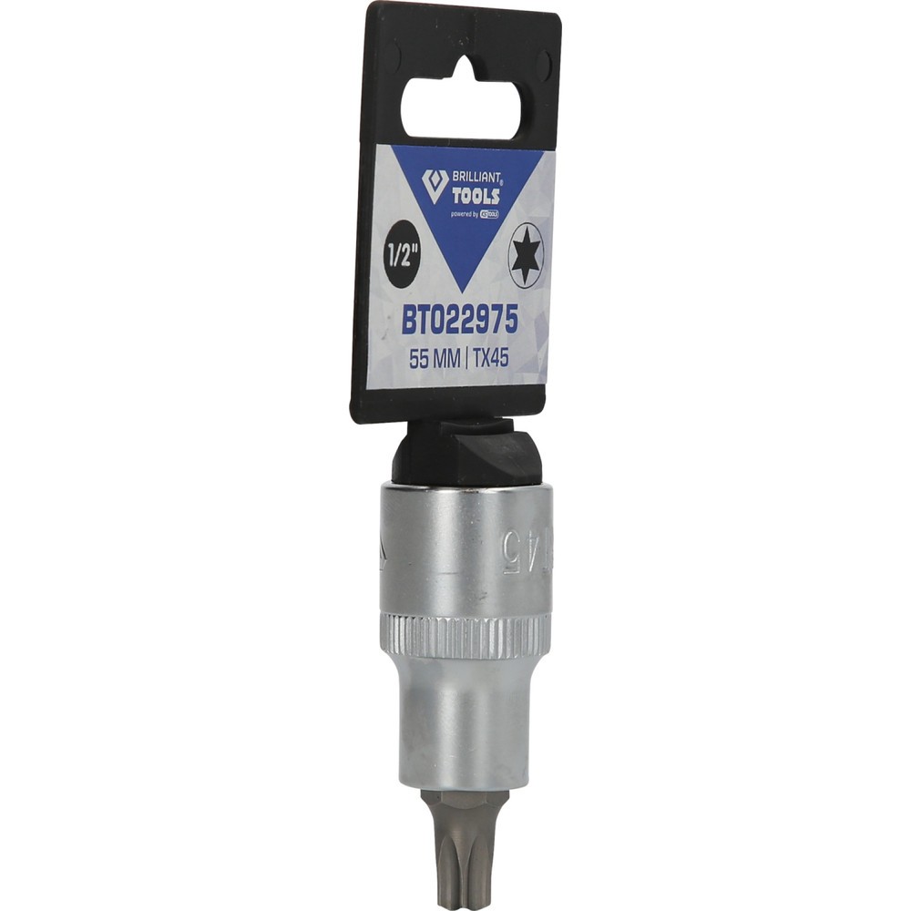 Produktabbildung Nr. 8: BRILLIANT TOOLS 1/2" Torx-Bit-Stecknuss, 55 mm lang, T45