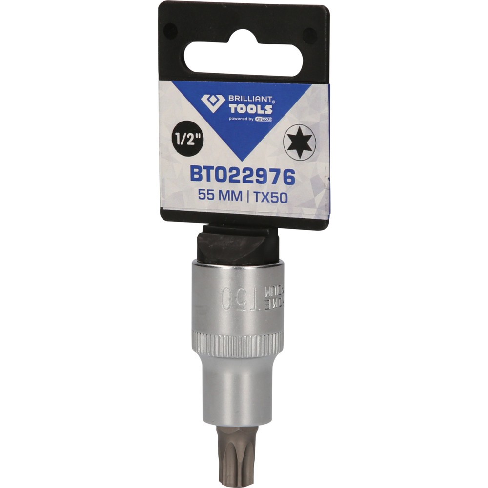 Produktabbildung Nr. 5: BRILLIANT TOOLS 1/2" Torx-Bit-Stecknuss, 55 mm lang, T50
